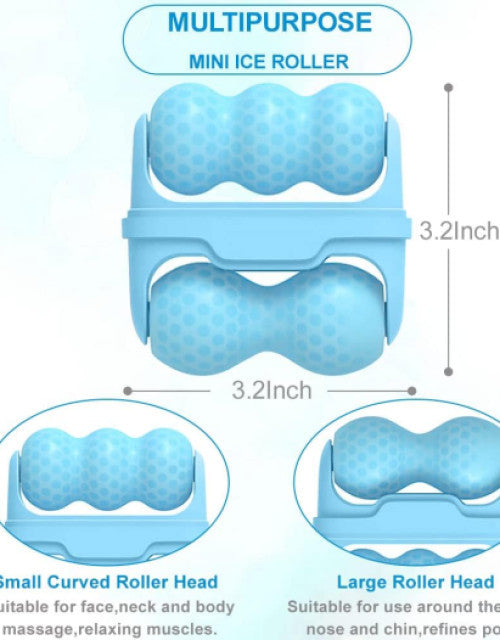 2 in 1 Upgraded Ice Roller For Face and Eyes, Neck and Body