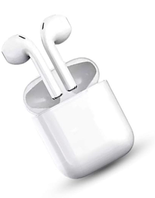 i12 Tws Earpods Bluetooth Headset (White, True Wireless)