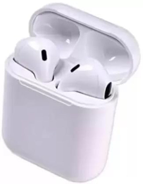 i12 Tws Earpods Bluetooth Headset (White, True Wireless)